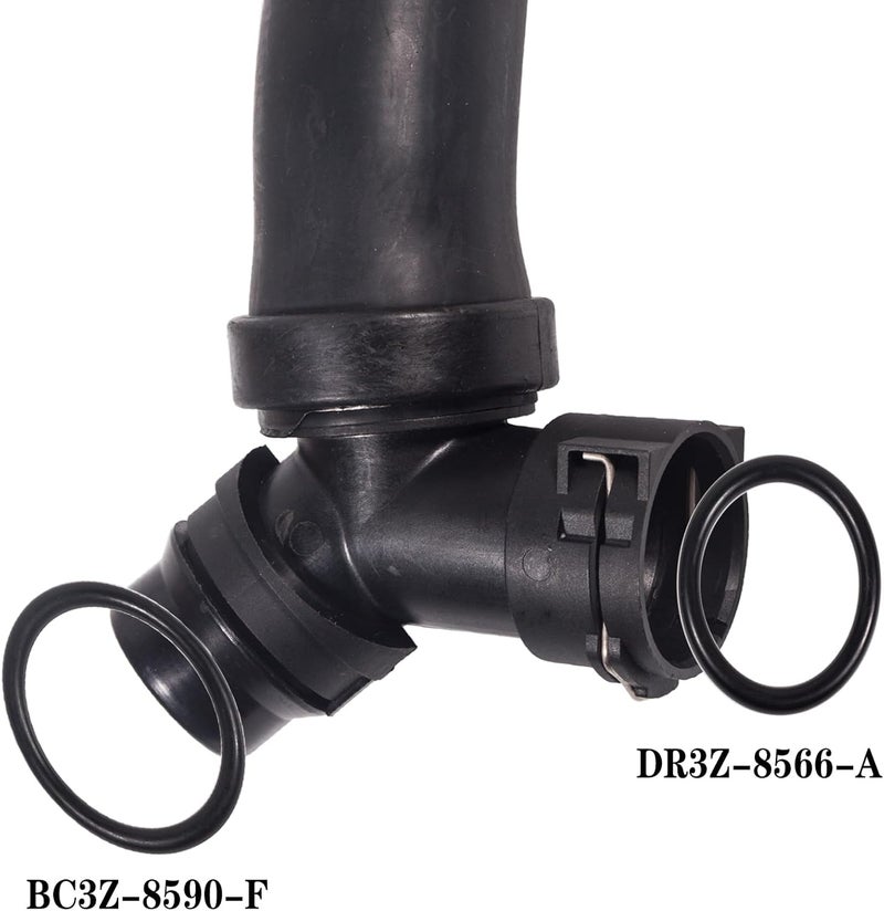BEONEO BC3Z-8590-F Engine Coolant Pipe O-Rings for Ford F150 5.0 Water Pump O-Ring Lobo Mustang 2011 2012 2013 2014 2015 2016 2017 2018,2011-2014 Lincoln Mark LT 1XDR3Z-8566-A & 2X BC3Z-8590-F - Image 4